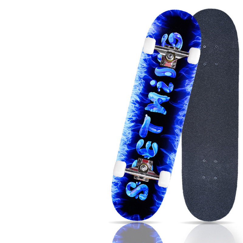 Ice blue flames